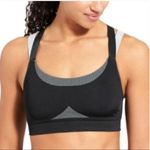 Athleta Women's Seamless Double Under Athletic Sports Bra in Black Size Small Photo 7