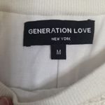 Generation Love Donna Sequin Mini Straight Dress Puff Sleeves Shell Medium Photo 2