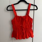 Sim & Sam  poplin red bow top Photo 1