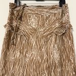 Anna Sui x Anthropologie Long Brown Maxi Skirt Boho Size 10 Photo 1
