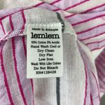 Lemlem NEW  Handmade Striped Short Sleeve Top Small Photo 5