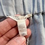 Eileen Fisher  Organic Linen Wide Leg Pull-On Pants – Light Silver Blue Sz L💛 Photo 8