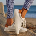 J. McLaughlin Angelique Leather White Sneakers Sz 8.5 Photo 6