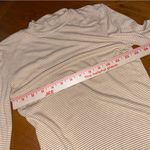 Anthropologie  Pure + Good mock neck golden ribbed knit striped shirt - size XS Photo 7