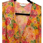 Lovers + Friends Lovers + Friends Floral Chiffon Temptation Robe Coverup M Photo 7