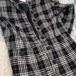 Worthington plaid trench clueless style jacket size 4 Photo 9