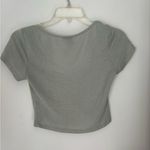 Princess Polly green short sleeve crop top size 2 Photo 5