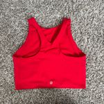 Athleta  red conscious crop tank top small Photo 1