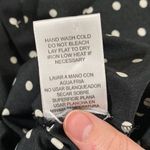 Kut From The Kloth  black polka dot satin button down shirt size S Photo 68