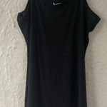Nike  Sportswear Chill Knit Black Women's Tight Mini-Rib Cami Dress; size XL Photo 0