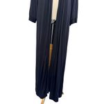 SAVAGE X Fenty Black Lace Cut Out Silky Robe Bedroom Boudoir Sexy Size M/L Photo 6