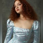 Sau Lee Jen Chinese Jacquard Dress in Blue Size US 10 NWT Blue Photo 3