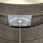 Spirit Jersey NEW Blackhawks Oversized Long Sleeve T-Shirt Black Women's S Photo 4