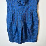 Banana Republic  Geometric Chainlink Silk Cap Sleeve Dress Size 8 Photo 2