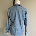 Van Heusen  Embroidered Denim Button Up Size S Photo 4