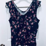 Luna Moon Women’s Floral Peplum Juniors Top Size 1XL NWT *Fits Smaller* Photo 0