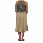 Coldwater Creek Size S (6-8)  Tan, A-Line, Flowy Skirt. Photo 1