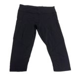 Lululemon  Leggings Size 8 Black Run Mod Moves Crop Capri Athletic Photo 1