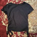 PaperMoon Black Going Out Crop Top Photo 0