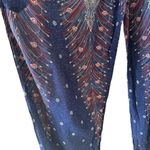 Banjamth Blue Peacock Lightweight Soft Gypsy Festival Abstract Bohemian Women’s Size M Photo 7