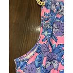 Lilly Pulitzer  Gold Chain Collar Women's Sleeveless Top Xl Tank Top Photo 6