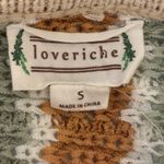 Love Riche  Beige and Green Striped Cardigan Photo 1