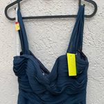 Azazie  petrol blue maxi dress gown formal size US 12 Photo 1