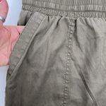 A New Day Size XXL Jogger Pants High Rise Woven Ankle Olive Green Womens Pull On Photo 4