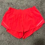 Lululemon Red Hotty Hot Shorts 2.5 Photo 0