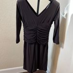 Carmen Marc Valvo  brown dress sz Medium Photo 1