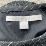 Jonathan Simkhai Sleeveless Fit & Flare Pinstripe Striped Mini Dress Dark Grey 2 Gray Photo 3