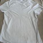 Spyder  Active Women’s White Short Sleeve Ribbed Active Tee Shirt Medium EUC Photo 3