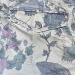 Chico's  Floral Print Cropped Pants Womens 4R Botanical Casual Everyday Boho Photo 8