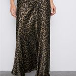 ZARA  Leopard Print Satin Skirt Sz. XL EUC Photo 7