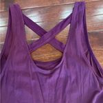 Mudd Boho print cross back burgundy cotton maxi dress size large Photo 4