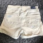 American Eagle  Super Stretch White Washed High Rise Shortie Denim Jeans Shorts 0 Photo 3