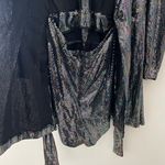 ZARA Sparkly Multicolor Belted Romper Photo 3