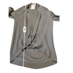 Jil Sander Vintage  Cardigan Size 40 Gray Cashmere Silk Drape Front Made in Italy Photo 10