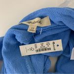 Madewell NWT Cutout Knot-Front Crop Tank Top Oasis Blue Photo 4