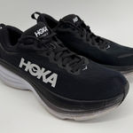 Hoka  Bondi 8 Black White Women’s Running Shoes Size 9B Cushioned Sneakers Photo 0
