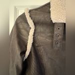 Affliction  Black Premium Flight Jacket Women’s Brown Size XS Photo 4