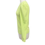 Ophelia Roe lime green ribbed puff shoulder long sleeve top size M NWT Size M Photo 4