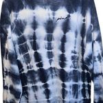 PINK - Victoria's Secret Victoria's Secret PINK Tie Dye Fleece Sweatshirt Crewneck, Blue, Oversized M Photo 0