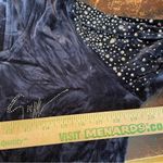 Giuseppe Zanotti  Y2K‎ Sweatshirt Dress Velour Rhinestone Zip Up Hoodie 42 Photo 8
