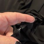 As You Wish AS U WISH large junior black dress sleeveless button back prom dance formal NWT Photo 9