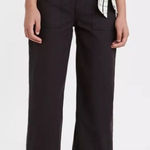 Levi's Levi’s Premium Ribcage Straight Black Utility Cargo Twill Pants Photo 0