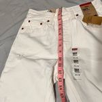 Levi's women's 501 original fit jeans, (new) white destructed, 26 regular Photo 5