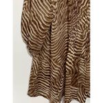 Multiples  Women's Brown Animal Print Pullover Tunic Blouse Top Plus Size 1X Photo 6