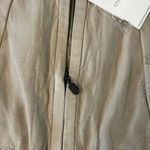 Chico's  Adrena Jacket Small NWT Beige Linen Blend Zip Up Utility Cottagecore Photo 4