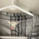 Cato Women's Plus Size 18/20W Gray Cotton Plaid Flannel Soft Button Up Photo 3